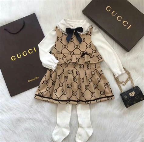 gucci dress girl|newborn baby girl Gucci outfit.